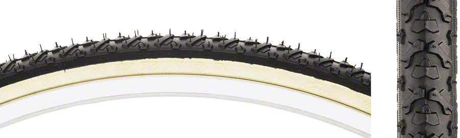 Kenda Kross Cyclo Tire - Clincher Wire - 27 x 1-3/8, Black/Tan, 30