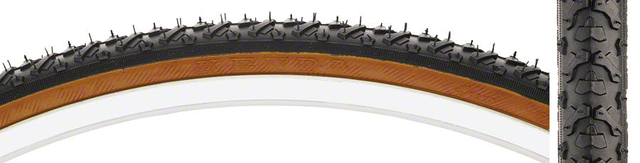 Kenda Kross Cyclo Tire - Clincher Wire - 700 x 35, Black/Mocha, 60