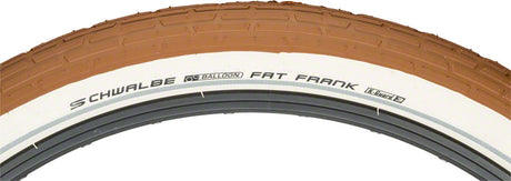Schwalbe Fat Frank Tire - 26 x 2.35 Clincher Wire Brown/White Active Line