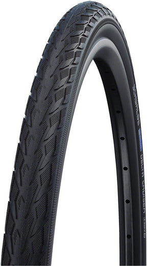 Schwalbe Delta Cruiser Plus Tire - Clincher Wire - 700 x 35, BLK/Reflective, Green Compound E-25