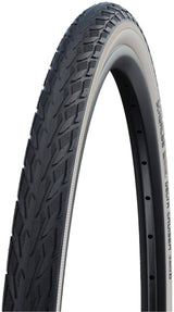 Schwalbe Delta Cruiser Plus Tire - Clincher Wire - 26 x 1-3/8, Whitewall/Reflective, Green Compound E-25