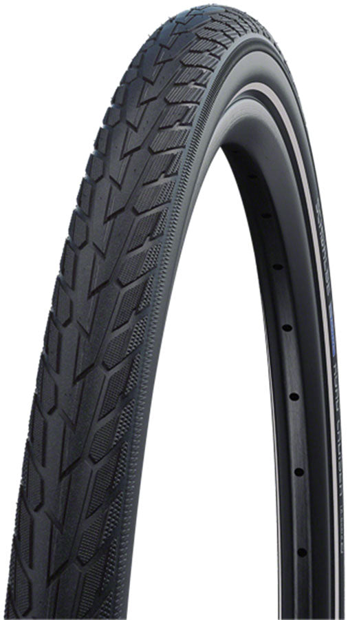 Schwalbe Road Cruiser Tire - Clincher Wire K-Guard Green - 700 x 45, Black