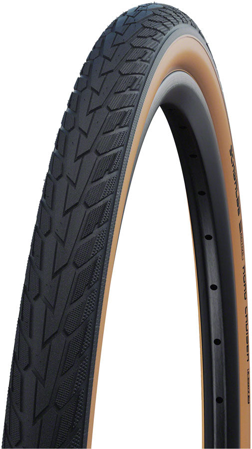 Schwalbe Road Cruiser Tire - Clincher Wire K-Guard Green - 26 x 1.75, Gumwall/Black