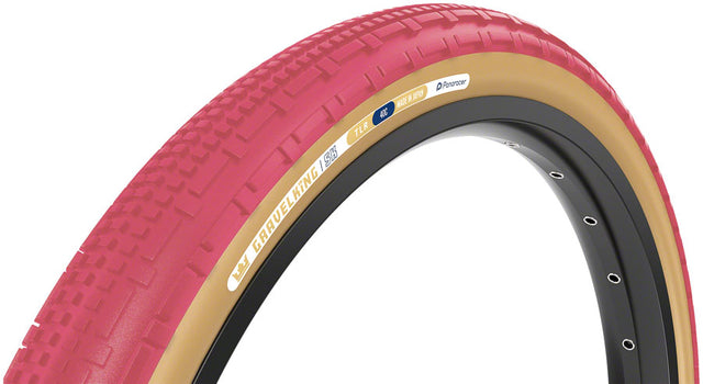 Panaracer GravelKing SK Tire - 700 x 40 Tubeless Folding Cranberry/Brown
