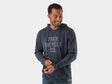 Shirt Trek Bicycle Co Long Sleeve Tee Hoodie SM Heather Navy