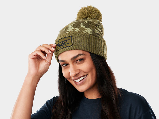 Headwear Trek Fraser Fir Beanie One Size Olive
