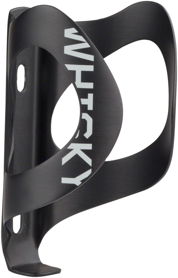 WHISKY No.9 Carbon Water Bottle Cage - Top Entry Matte Black - C1
