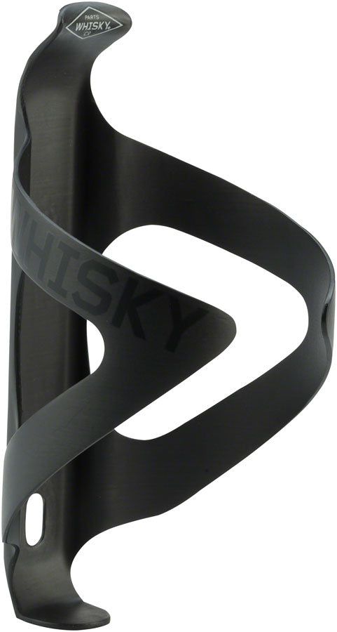 WHISKY No.9 Carbon Water Bottle Cage - Top Entry Matte Black - C2