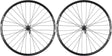 Quality Wheels Shimano / DT R500 Disc Wheelset - 700 QR x 100/135mm Center-Lock HG 11 MTN BLK 32H