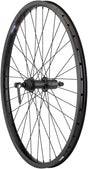 Quality Wheels Value HD Series Rear Wheel - 26" QR x 135mm Center-Lock Disc / Rim Brake HG 10 BLK 36H
