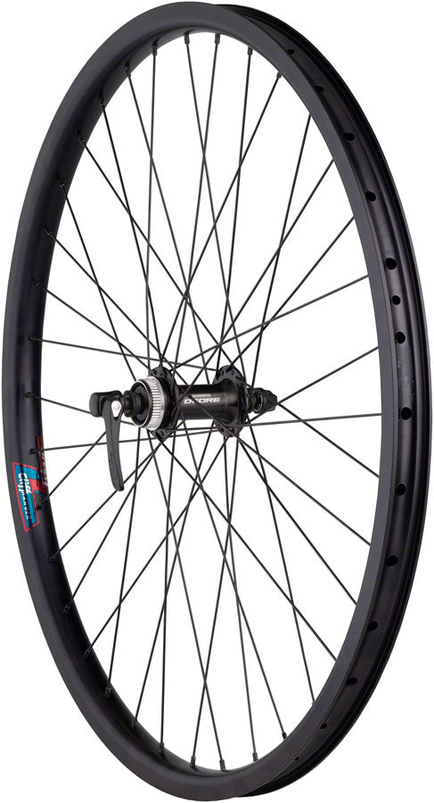 Quality Wheels Value HD Series Disc Front Wheel - QR x 100mm, Center-Lock, Black