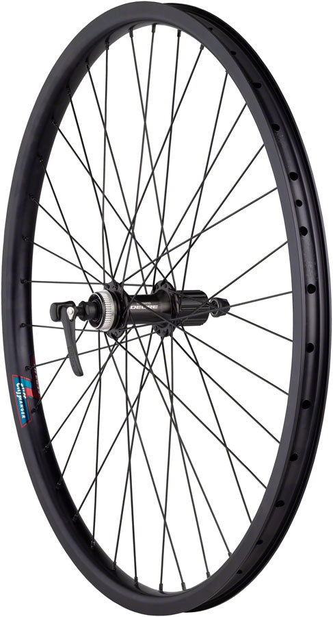 Quality Wheels Value HD Series Disc Rear Wheel - QR x 135mm Center-Lock HG BLK - 26"