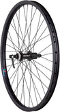 Quality Wheels Value HD Series Disc Rear Wheel - QR x 135mm Center-Lock HG BLK - 26"