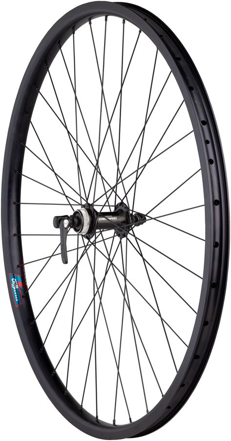 Quality Wheels Value HD Series Disc Front Wheel - QR x 100mm, Center-Lock, Black