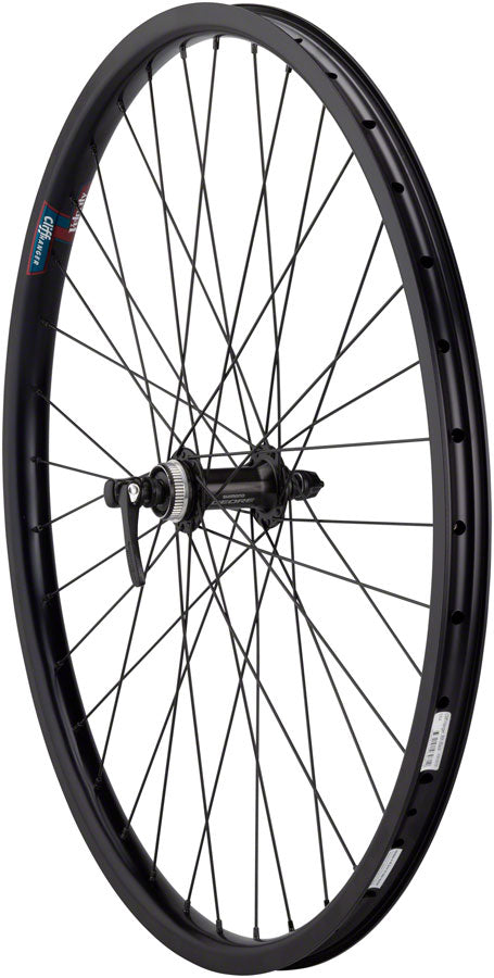 Quality Wheels Value HD Series Disc Front Wheel - QR x 100mm, Center-Lock, Black