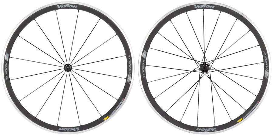 Vision Trimax 35 Wheelset - 700 QR x 100/130mm Rim Brake HG 11 BLK Clincher
