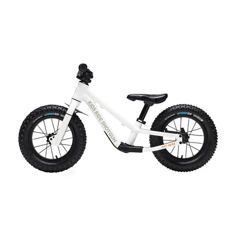 Kids Ride Shotgun Dirt Hero 12'' Push Bike 12-1/2'' Without Brake White