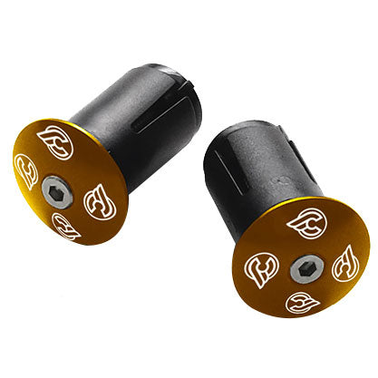 Cinelli Expander Alloy End Plugs - Pair - Gold