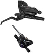 Shimano ST-EF515-8R EZ Fire Plus Shift/Brake Lever BR-MT200 Disc Brake Caliper - Right/Rear 8-Speed Post Mount 2-Piston  BLK