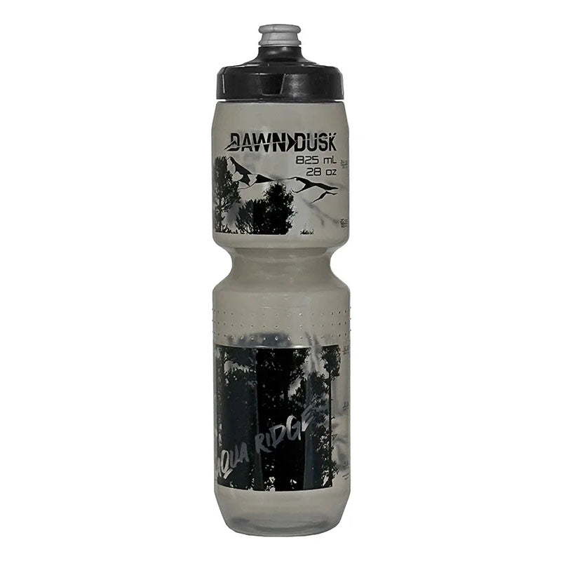 Dawn To Dusk Aqua Ridge Bottle Pop 'n Lock Black/Clear - 28oz