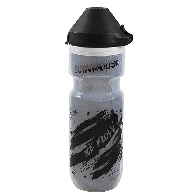 Dawn To Dusk Ice Flow Bottle With Dirt Mask Black/Clear - 21oz