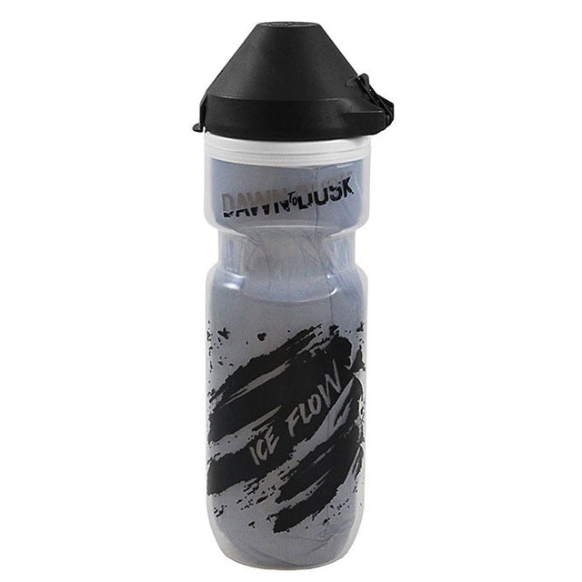 Dawn To Dusk Ice Flow Bottle With Dirt Mask Black/Clear - 21oz