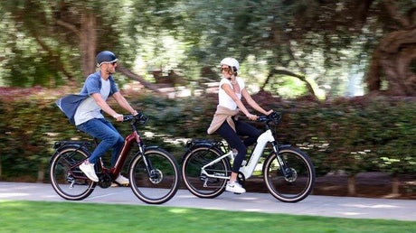 Troxus Trax Plus Commuter Electric Bike: 500W Motor, Long Range 15Ah Battery