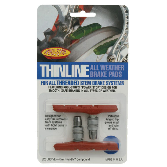 Kool Stop Thinline Brake Pads - Threaded