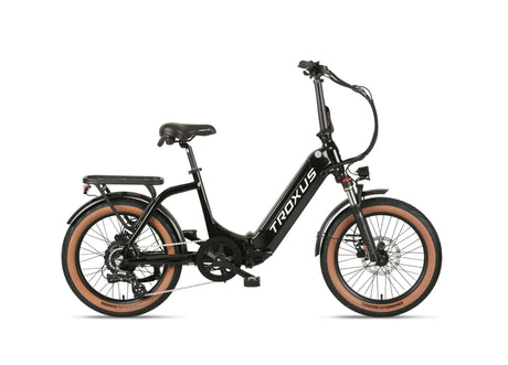 Troxus Lynx Compact Folding Electric Bike: Portable Urban Commuter E-Bike